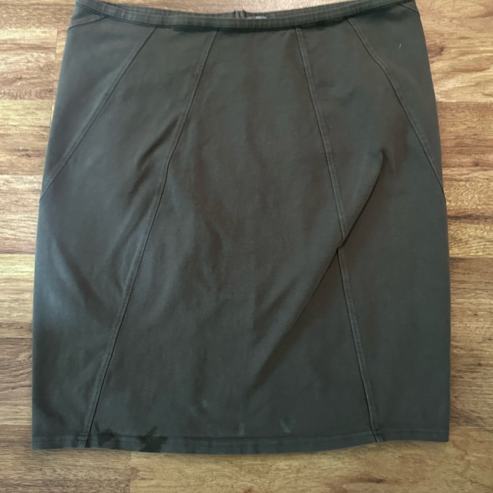 Athleta Gray/Brown‎ Pencil  Skirt Knee-Length Work